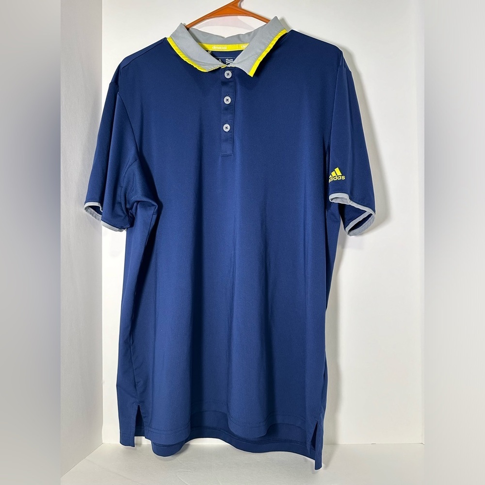 Navy Adidas polo shirt #poloshirt